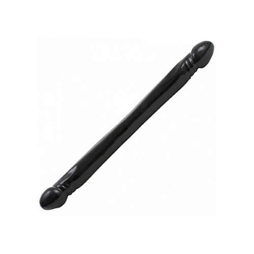 DocJohnson Smooth Double Header Black - Doppio...
