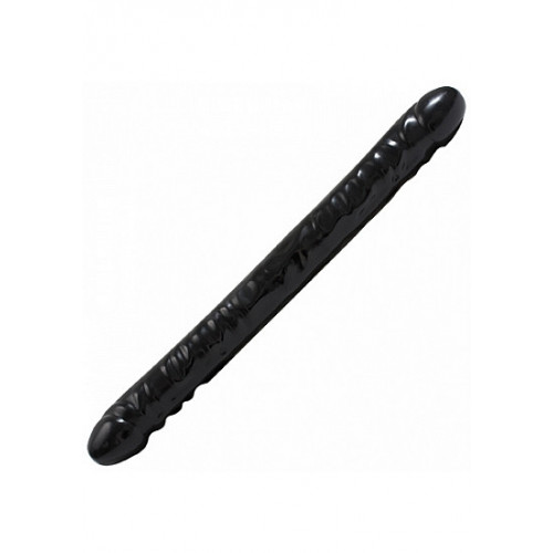 DocJohnson Veined Double Header Black - Doppio...