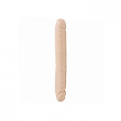 DocJohnson Jr. Veined Double Header Skin - Doppio Dildo, Lungo 30 cm, Doppia Penetrazione