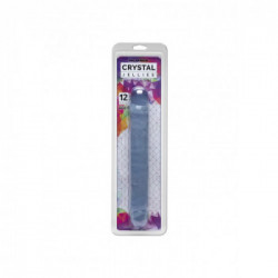 DocJohnson Jr. Double Dong Clear - Doppio Dildo, Lungo 30 cm, Doppia Penetrazione