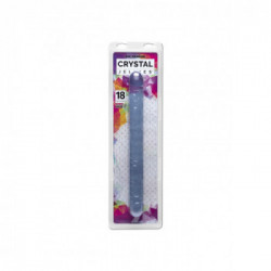 DocJohnson Double Dong Clear - Doppio Dildo, Lungo 45 cm, Doppia Penetrazione