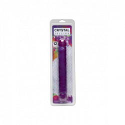 DocJohnson Jr. Double Dong Purple - Doppio Dildo, Lungo 30 cm, Doppia Penetrazione