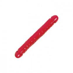 DocJohnson Double Dong Red - Doppio Dildo, Lungo 30 cm, Doppia Penetrazione