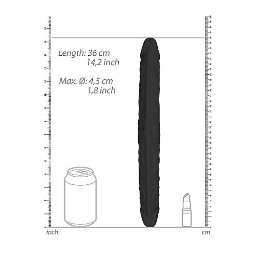 Shots Double Dong Black - Doppio Dildo, 36 cm,...