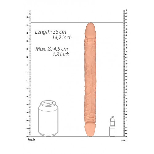 Shots Double Dong Flesh - Dildo Doppio, 36 cm,...