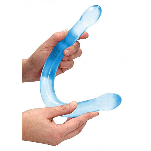 Shots Dildo Blue - Dildo Doppio, 42cm , Lungo
