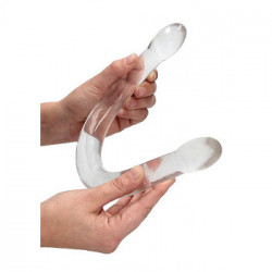 Shots Dildo Transparent - Doppio Dildo, 42cm , Lungo