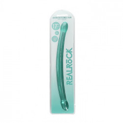 Shots Dildo Turquoise - Doppio Dildo, 13 cm, Stimolante
