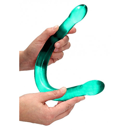 Shots Dildo Turquoise - Doppio Dildo, 13 cm,...