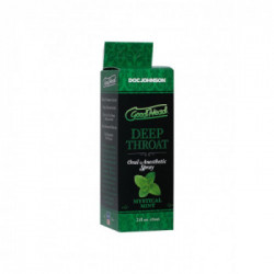 DocJohnson Deep Throat Spray - Lubrificante, Mystical Mint, 60 ml