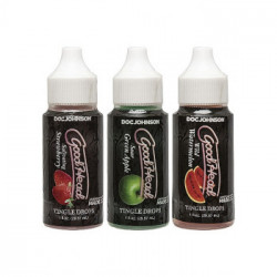 DocJohnson Tingle Drops - Lubricante, Giochi Orali, 3 Pack, 30 ml