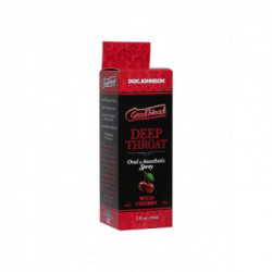 DocJohnson Deep Throat Spray - Lubricante, Wild Cherry, 60 ml