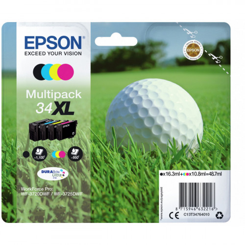 Epson Golf ball Multipack 4-colours 34XL...