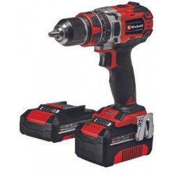 Einhell TE-CD 18/50 Li-i BL (2+4Ah) - Avvitatore a Percussione a Batteria, 1800 giri/min, 18 V, Batt+Caricabatt+E-Box Inclusi