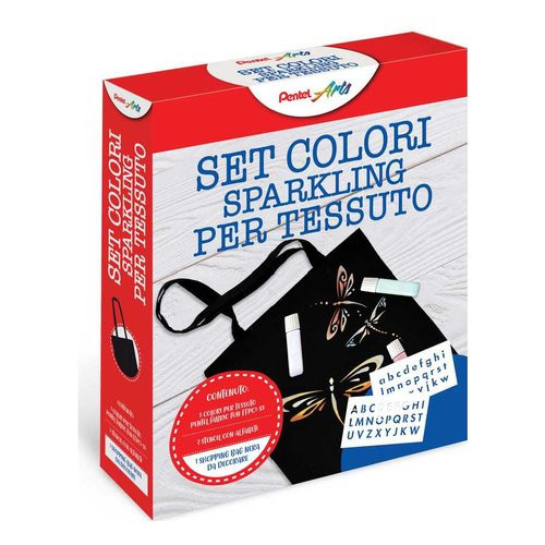 Gioco creativo Pentel ARTS Kit colori tessuto...
