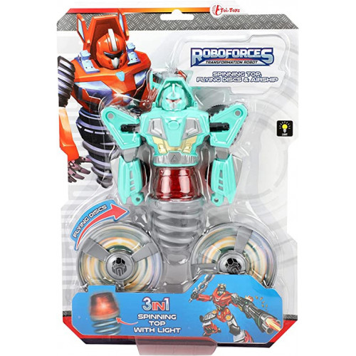 TRANSFORMER ROBOT 3IN1 C/LUCE 21 BL 30585Z