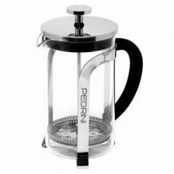 Pedrini 02CF107 caffettiera manuale Сaffettiera a stantuffo 0,6 L Acciaio inossidabile, Trasparente