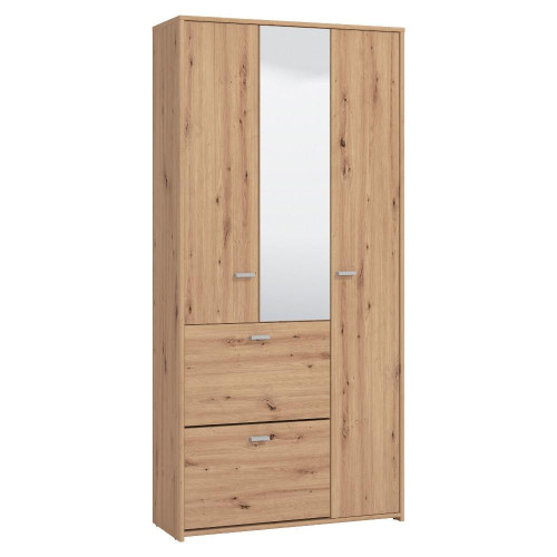 Kit Furniture Casper Armadio, 3 Ante Battenti,...