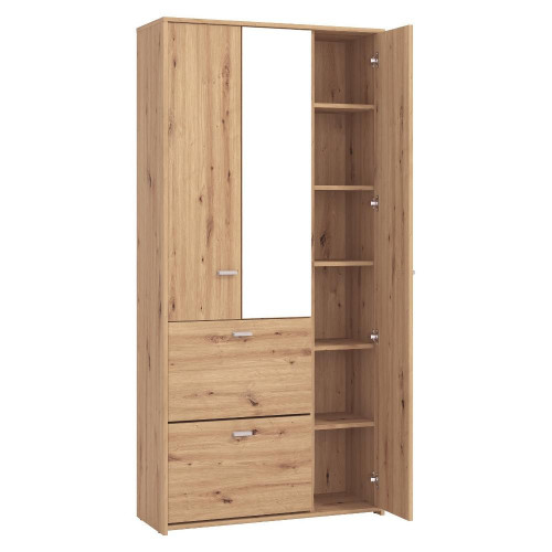 Kit Furniture Casper Armadio, 3 Ante Battenti,...