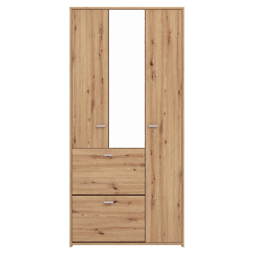 Kit Furniture Casper Armadio, 3 Ante Battenti,...