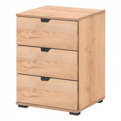 CassettKit Furniture Swiss Cassettiera, 3 Cassetti, 45x40x63 cm, Rovere Anticato