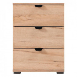 CassettKit Furniture Swiss Cassettiera, 3 Cassetti, 45x40x63 cm, Rovere Anticato