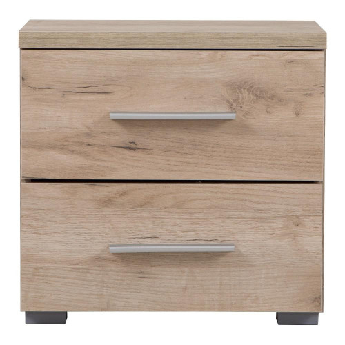 Kit Furniture Europe Comodino, 2 Cassetti, Rovere
