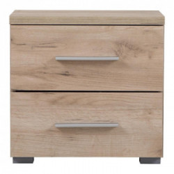 Kit Furniture Europe Comodino, 2 Cassetti, Rovere