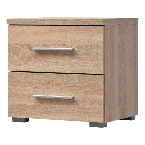 Kit Furniture Europe Comodino, 2 Cassetti, Sonoma