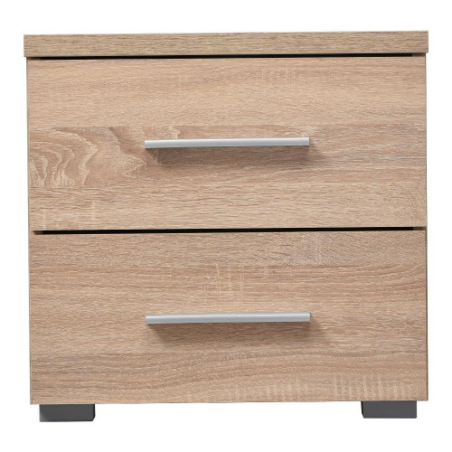 Kit Furniture Europe Comodino, 2 Cassetti, Sonoma