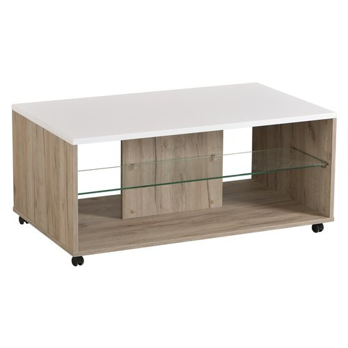 Tavolino Kit Furniture Italy Rovere e Bianco...