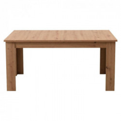 KitFurniture Malta Rovere Anticato Tavolo 6/8 Posti, Truciolato Rivestito con Carta Melaminica, 160,5/200x90,5x76,5 cm