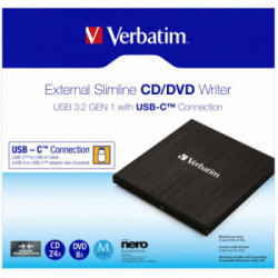 Verbatim 43886 lettore di disco ottico DVD±RW Nero