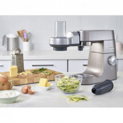 Kenwood KAX700PL, Spiralizer con 5 coni per tagliare frutta e verdura 