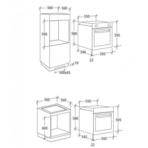 Candy FCT896X WIFI -Forno Elettrico da Incasso,...