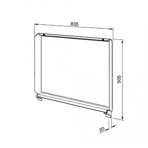 Smeg C90CEB/1- Coperchio per Piani Cottura,...