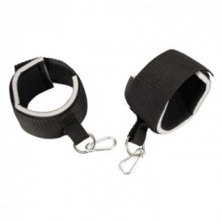 Bad Kitty Neck Restraint Set - Set Bondage, Polsiere + Collare, Colore Nero