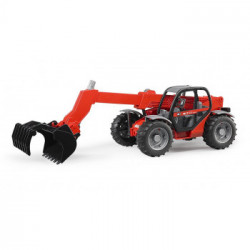 Bruder 02125 - Manitou MLT 633 Sollevatore con Braccio Telescopico