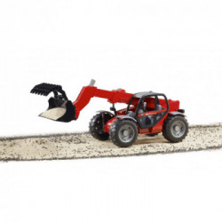 Bruder 02125 - Manitou MLT 633 Sollevatore con Braccio Telescopico