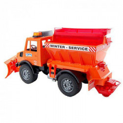 MB Unimog spargisale e spazzaneve Bruder