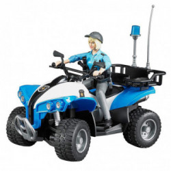 Bruder 63010 - Quad della Polizia con Poliziotta e Accessori