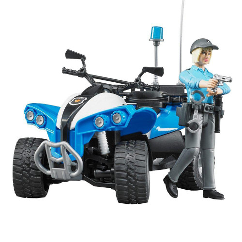 Bruder 63010 - Quad della Polizia con...