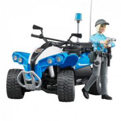 Bruder 63010 - Quad della Polizia con Poliziotta e Accessori