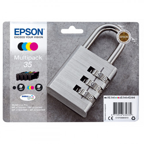 Epson Padlock Multipack 4-colours 35 DURABrite...