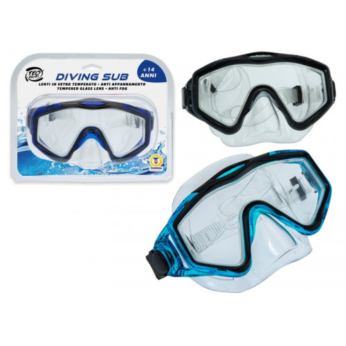 MASCHERA IN VETRO TEMPERATO 3 COL. +14 ANNI