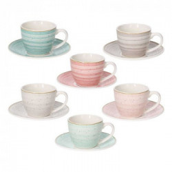 Set tazzine caffÃÂ¨ Tognana IR68501M090 Pepper Bamboo con piattino Multi