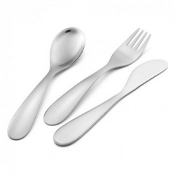 Set posate bambino Eme CA3BI CR BIRILLO Acciaio lucido