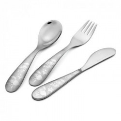 Set posate bambino Eme CA3BI LSI BIRILLO La Sirenetta Acciaio lucido