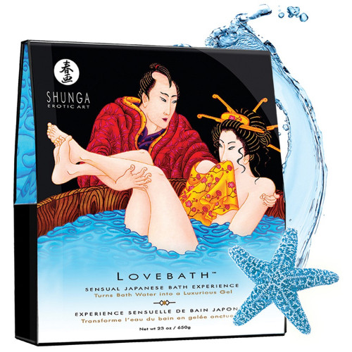 Shunga Erotic Art Lovebath Ocean Temptation -...