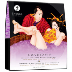 Shunga Erotic Art Lovebath Sensual Lotus - Essenza per Bagno Erotico Giapponese, 650 g